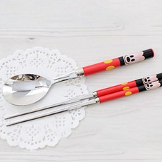 LILFANT 米奇餐具組, 紅色, 1組