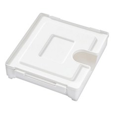 inomata可磁吸咖啡濾紙抽取收納盒 耐重300g 1-4人錐形/梯形濾紙約可收納40~50張, 白色, 1組