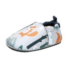 歐美手工防滑嬰兒學步鞋, 棉布/聚酯纖維, 尺寸12-15cm, 13cm, 森林狐狸