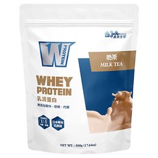 義美生醫 W PROTEIN乳清蛋白飲 奶茶, 1包, 500g