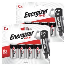 Energizer 勁量 Max 鹼性 C 型電池, 2個