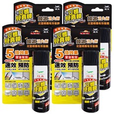 鱷魚 立螞見真蟑, 60ml, 4瓶