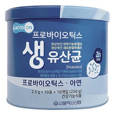 Seoul Pharmacist Credit Union 益生菌 含鋅 2.5g (250g), 100包, 1罐