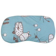 hwamo baby 印花3D網狀棉枕頭, Blue pony