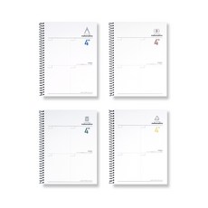 CNG tobe 4格數學練習本 VI 4款套組, 隨機出貨, 1套