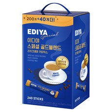 이디야 스페셜 골드블렌드 리치크레마 커피믹스, 11g, 240개입, 1개