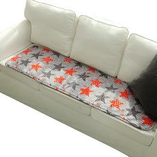 Hanil Electric 棉混紡電動坐墊, 復古星橙 (JH-60A), 用於超級沙發（50 x 160 厘米）