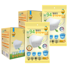 防塵口罩 KF94 S號, 白色, 50片, 2盒