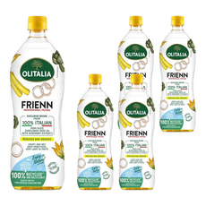 OLITALIA 奧利塔 高溫專用葵花油, 1L, 5瓶
