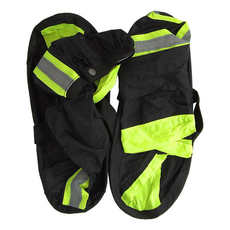 TAHSIN 達新牌 炫光防雨鞋套 高筒雨鞋套 L-3XL, XL, 黑色, 1入