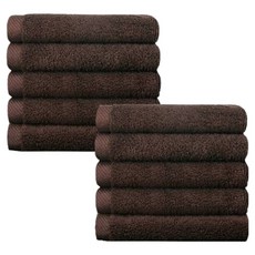 Songwol 松月 掛環擦手巾 40g, 10個, 棕色