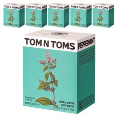 탐앤탐스 페퍼민트 삼각티백, 1.5g, 6개, 15개입