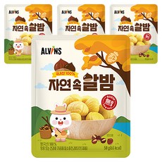 ALVINS 愛彬思 剝殼栗子, 50g, 炒栗子口味, 4包