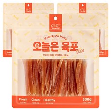 예스몽 오늘은 육포 강아지 간식, 닭가슴살 소프트스틱, 300g, 3개