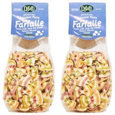 little pasta 小小帕斯達 Difatti 蝴蝶結造型義大利麵，72小時低溫熟成，無鹽無糖調味, 400g, 2包