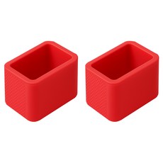 OrganicFactory 安全帶扣夾, 紅色, 2個