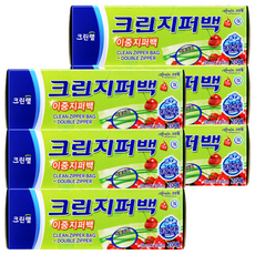 크린랩 크린지퍼백, 미니(XS), 20개입, 6개