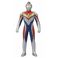 BANDAI 超人力霸王 500系列軟膠 帝納閃光型, 高約14公分, 手可轉動, 1個