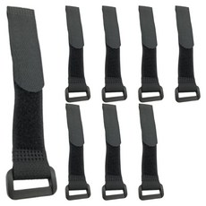 Moapik 魔鬼氈束帶綁帶, 8個, 黑色