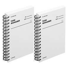 motemote 100天 自填式計畫本, 白色, 2本