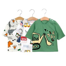 Maykids 男童款圖案7分短褲 3入組