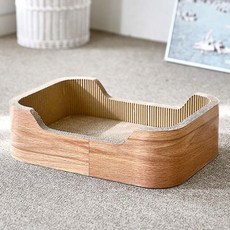 Petoria 沙發型貓咪抓板 PU-038, 橡木色, 1組