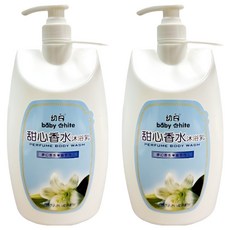 baby white 幼白 甜心香水沐浴乳, 2個, 1800ml