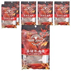 德昌 麻辣牛肉乾 草飼好滋味, 100g, 6包