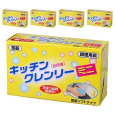 Kitchen Cleany Mini 無磷洗碗皂, 濃縮固體洗劑, 去除油垢, 350g, 5盒