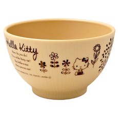 Skater 塑膠碗 370ml, Hello Kitty 木頭風 大樹, 1個