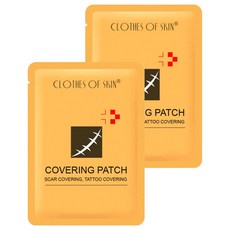 CLOTHES OF SKIN 刺青遮蓋用防水防汗貼 0.02mm, 2個