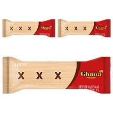 가나초코바 땅콩, 45g, 3개