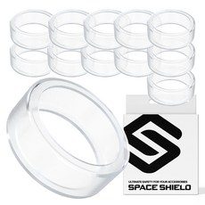 Space Shield DualSense Steam Deck DualShock X BOX 控制器 Procon Stick 防抖矽膠保護圈, 12個, 單一商品