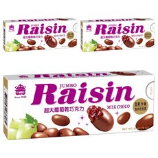 義美 超大葡萄乾巧克力, 50g, 3盒