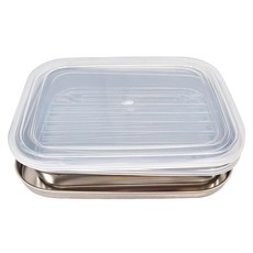 SHIMOMURA 下村 不銹鋼方形保鮮盒10件組, 保鮮盒10個, 1組