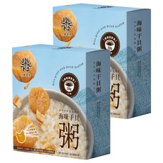 樂食全齡食堂 海味干貝粥 2包入 (500g/盒) 方便即食粥品, 2盒
