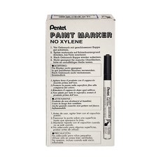 Pentel 飛龍文具 油漆筆 細 MSP10-C 藍色 12支, 1色, 1盒