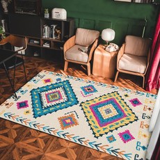 摩洛哥風印花地墊