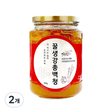 이고장식품 꿀생강총백청, 500g, 1개입, 2개
