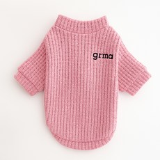 daysoy 寵物鬆餅格紋柔軟上衣, 1個, 01 粉紅色