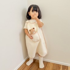 韓國 ikii 嬰幼兒有機單側開口保暖睡眠背心
