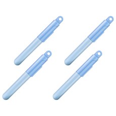 deLi 得力 便攜式多刀剪刀, 藍色, 4個