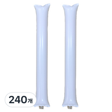 마켓감성 응원봉 풍선, 화이트, 240개