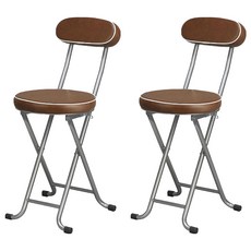 C&B 理由屋良品生活 巧易收靠背軟座折合椅 35 x 46.5 x 75.5cm 3kg, 咖啡色, 2個