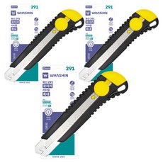 WHASHIN 291 特大滾輪美工刀 25mm KN-291, 隨機出貨, 3個