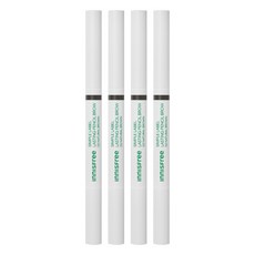 이니스프리 심플라벨 래스팅 펜슬 브로우 0.15g, 02 내추럴 브라운, 4개
