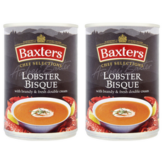 Baxters 龍蝦濃湯，白蘭地和鮮奶油, 400g, 2罐