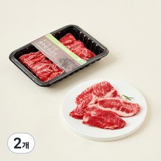 동원홈푸드 유기농 인증 갈비살 구이용 (냉장), 200g, 2개