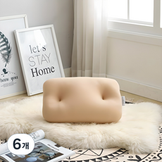 베네베딩 건빵 베개, 베이지, 6개