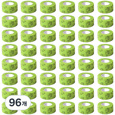 하이가이 반려동물 자가접착 강아지붕대 일회용 애견 신발 그린 소형, 그린-강아지, 96개